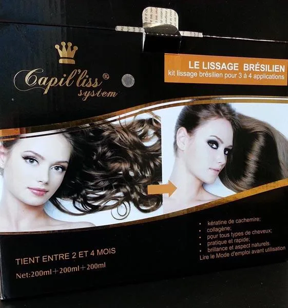 Prodotto di raddrizzamento dei capelli «Crème capilaire lissante - traitement à la nanokeratine - fort - étape 2» — foto 2 dell'alert A12/0469/16