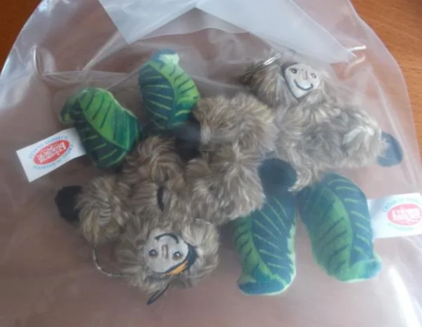 Portachiavi con un giocattolo di peluche «Creme de marrons» (Clement Faugier)