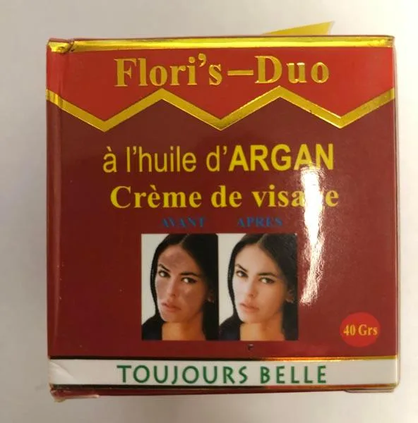 Prodotto schiarimento della pelle «Creme de visage a l'huille d'Argan» — foto 1 dell'alert A12/1938/19