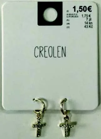 Orecchini «Creolen» (Tedi)