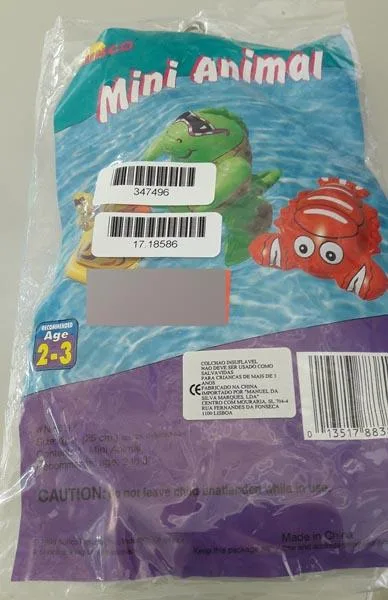 Giocattolo gonfiabile «Crocodile inflatable toy» (Sunco)