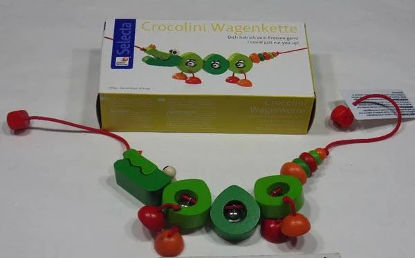 Catena di carrozzina «Crocolini Wagenkette ('Crocolini pram chain')» (Selecta)