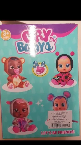 Set di bambole di plastica «CRY Babys» — foto 5 dell'alert A12/01741/22