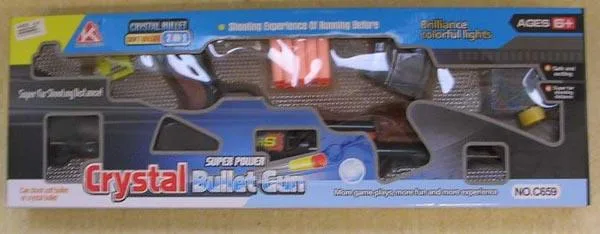 Fucile giocattolo «Crystal Bullet Gun» (Kaican Toys)