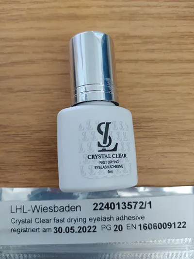 Adesivo per ciglia «Crystal Clear fast drying eyelash adhesive» (SL)