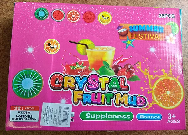 Melma del giocattolo «Crystal fruit mud» — foto 3 dell'alert A12/00646/22