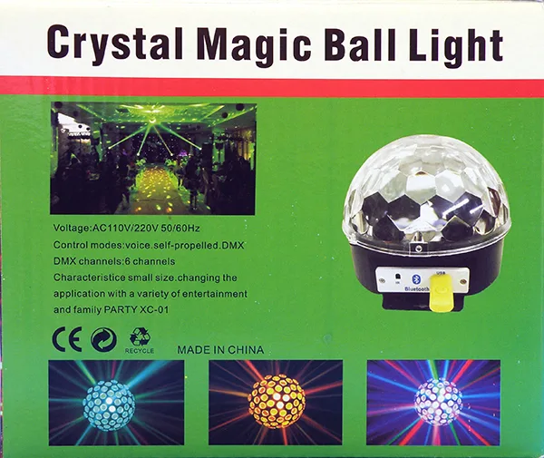 Luce a sfera «Crystal Magic Ball Light» — foto 4 dell'alert A12/00094/22
