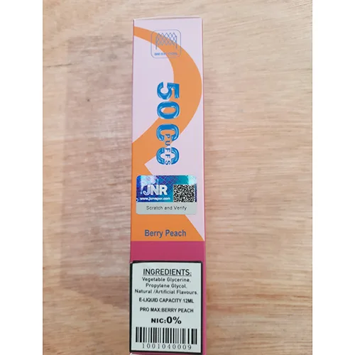 Sigaretta elettronica usa e getta «Crystal Pro Max Genuine 5000+ puffs» — foto 4 dell'alert A12/01674/24