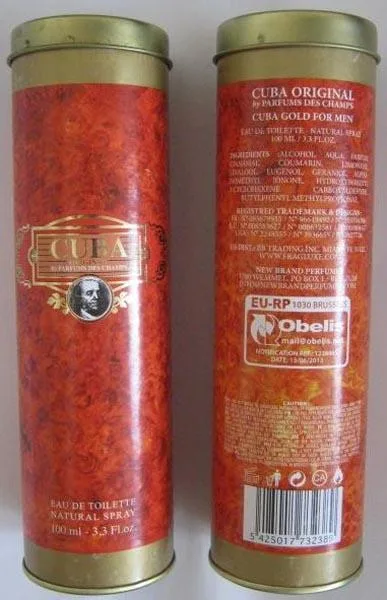 Eau de Toilette «CUBA GOLD FOR MEN» — foto 2 dell'alert A12/0669/16