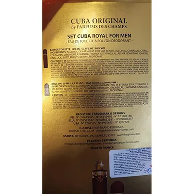 Set di cosmetici «Cuba Royal Original for men» — foto 3 dell'alert A12/02963/24