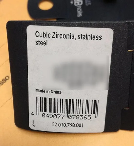 Anello «Cubic Zirconia, stainless steel» — foto 3 dell'alert A12/1340/19