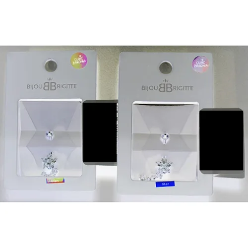 Piercing al bottone della pancia «Cubic Zirkonia, Titan. 1,6x10mm» (Bijou Brigitte)