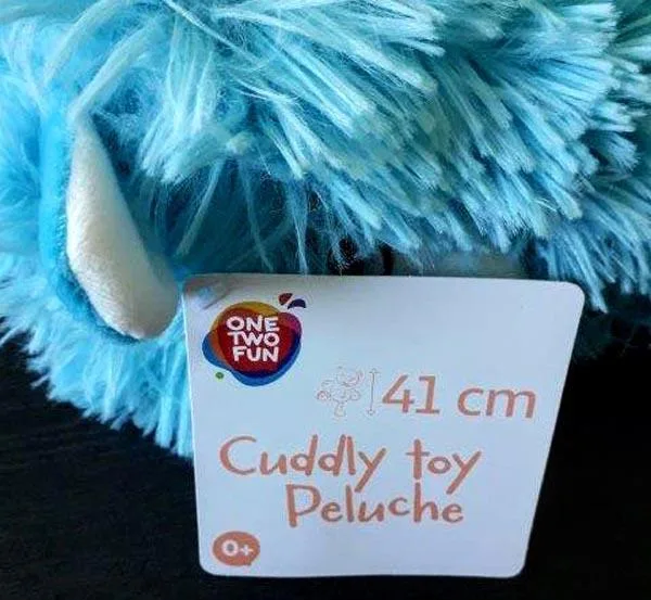 Giocattolo morbido «Cuddly Toy Peluche» — foto 2 dell'alert A11/0078/19