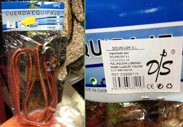 Cinghie elastiche «Cuerda equipaje (luggage rope)» (DS)