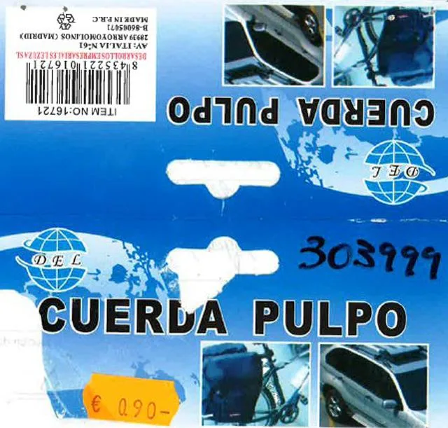 Cinghie elastiche «Cuerda pulpo» (Del)