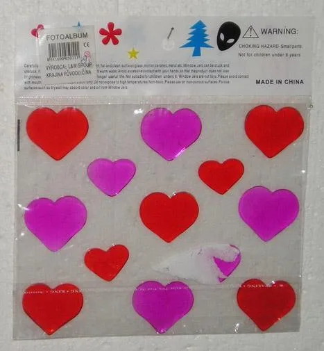 Cuori di gelatina – "Jel finestra appiccicosa" (FOTOALBUM (on the sticker))