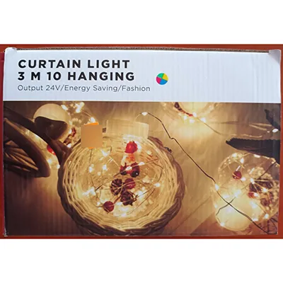 Catena di illuminazione «CURTAIN LIGHT 3 M 10 HANGING» — foto 3 dell'alert A12/00974/24