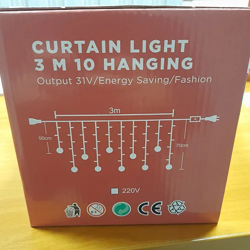 Catena di illuminazione «Curtain Light 3 M 10 Hanging» — foto 2 dell'alert SR/02616/25