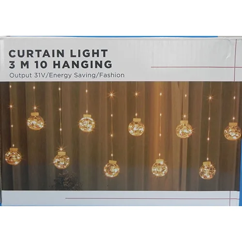 Catena di illuminazione «CURTAIN LIGHT 3 M 10 HANGING» — foto 3 dell'alert SR/03324/25