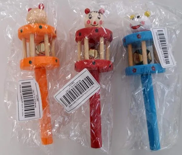 Sonaglio giocattolo in legno «Cute Animal Design Wooden Toy Rattle» — foto 2 dell'alert A12/1604/18
