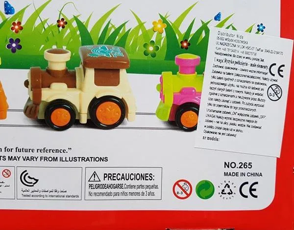 Treno giocattolo in plastica «Cute train» — foto 3 dell'alert A12/1531/17