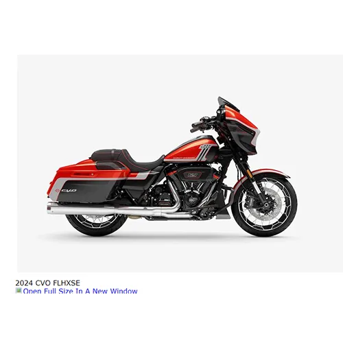 Motocicletta «CVO Street Glide, CVO Road Glide, CVO Road Glide ST, Street Glide, Road Glide» (HARLEY-DAVIDSON)