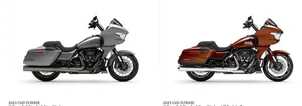 Motocicletta «CVO STREET GLIDE, CVO ROAD GLIDE» — foto 2 dell'alert A12/02725/23
