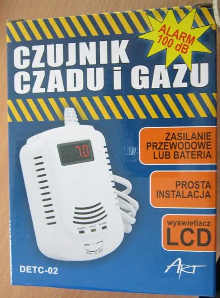 Rivelatore di monossido di carbonio «Czujnik czadu i gazu» — foto 3 dell'alert A12/1092/18