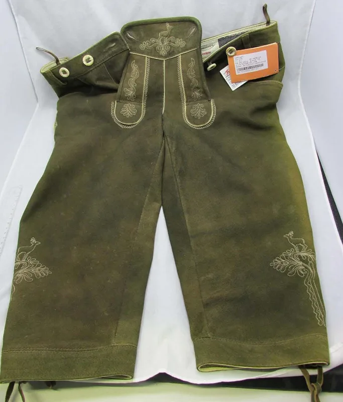 Lederhose da donna (pantaloncini in pelle) «Damenlederhose, Torf» — foto 1 dell'alert A12/00956/20