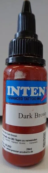 Inchiostro del tatuaggio «Dark Brown» (Intenze)