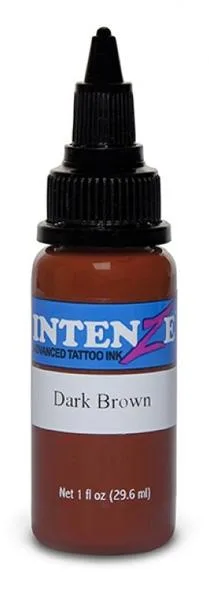 Inchiostro del tatuaggio «Dark Brown» (Intenze)