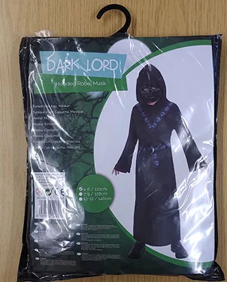 Costume da bambino vestito fantasia «Dark Lord - Hooded Robe, Mask» — foto 4 dell'alert A12/01486/21