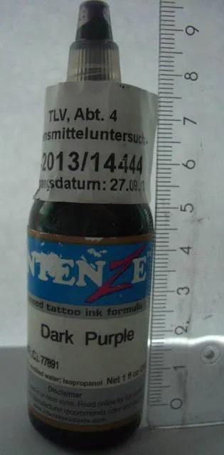 Inchiostro del tatuaggio «Dark Purple» (Intenze)