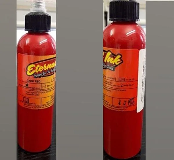 Inchiostro del tatuaggio «DARK RED» (Eternal Ink)