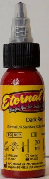 Inchiostro del tatuaggio «Dark Red» (Eternal Ink)