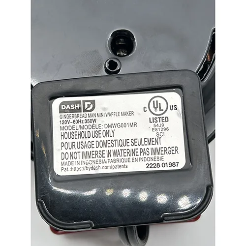 Ferro da cialda «Dash Mini Gingerbread Waffle Maker» — foto 2 dell'alert SR/03760/24