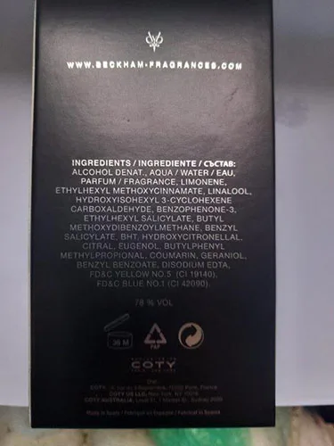 Eau de toilette «DAVID BECKHAM INSTINCT» — foto 1 dell'alert A12/02563/23