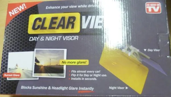 Visiera parabrezza «Day and night visor» (CLEAR VIEW)