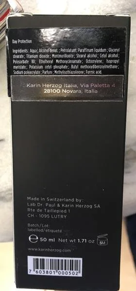 Crema per il viso «DAY PROTECTION» — foto 2 dell'alert A12/0404/18