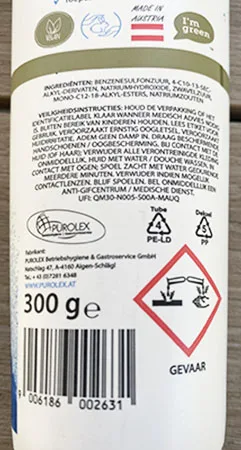 Detergente multiuso «De allround reiniger» — foto 3 dell'alert A11/00121/23
