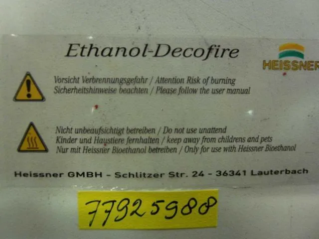 Bruciatore di etanolo «Decofire Tobago» — foto 3 dell'alert A12/0829/13