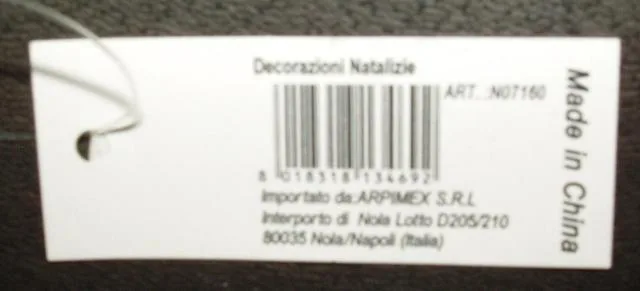 Lamponi decorativi «Decorazioni natalizie» — foto 1 dell'alert A12/0796/13
