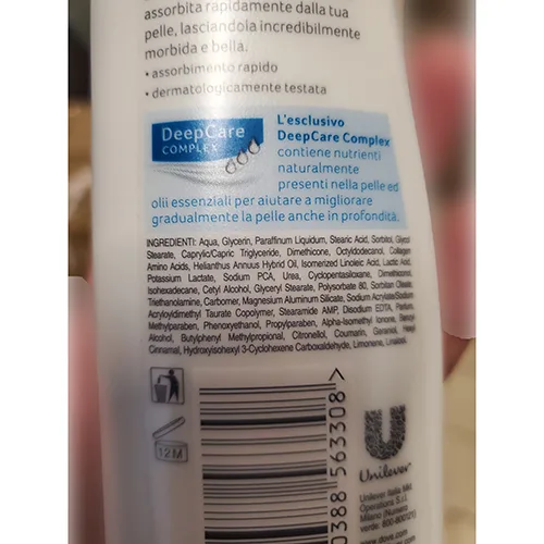 Latte per il corpo «DeepCare complex» — foto 3 dell'alert A12/01231/24