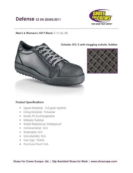 Scarpe di sicurezza «Defense» (Shoes for Crews)