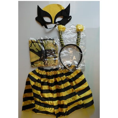 Costume da abito fantasia «Déguisement Abeille Enfants, Déguisement Enfant de Abeille, Bandeau, Masque pour les yeux» (HTTDSLF)