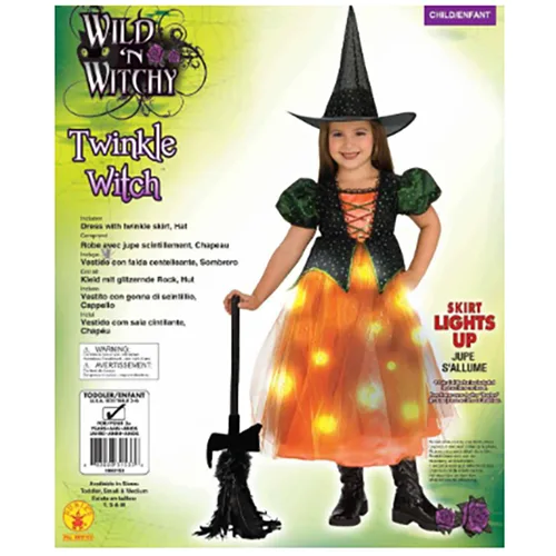 Costume da fancy-dress «Déguisement sorcière lumineuse/twinkle witch» (Rubies)