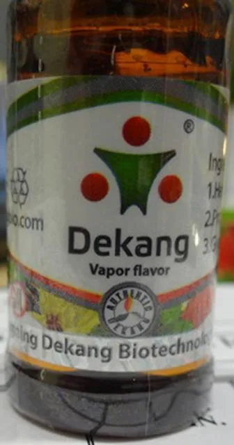 Liquido per sigarette elettroniche «Dekang Biotechnology» — foto 3 dell'alert A12/1349/14