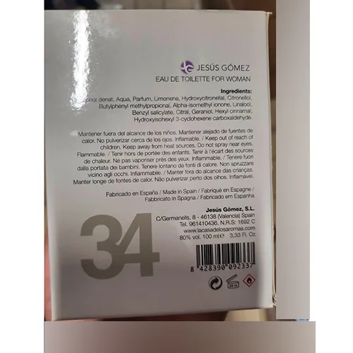 Eau de toilette «Dekany» (Jesus Gomez)