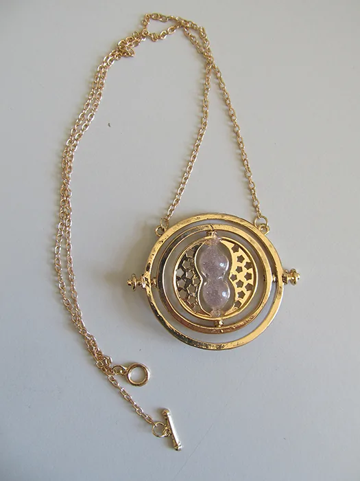 Collana «Delta Kairos necklace Hermione Granger Time-Turner necklace -Harry Potter- rotating hour…» — foto 1 dell'alert A12/00506/21