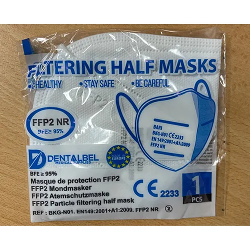 Maschera filtro antiparticolato «Dentalbel FFP2 Mondmasker» — foto 2 dell'alert A12/00371/24